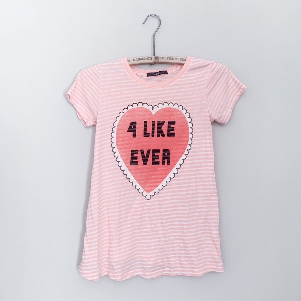 Wildfox For Like Ever Heart Tee